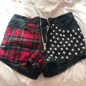 Punk rock shorts